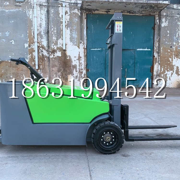 策勒县小型电动叉车1吨2吨步行站驾式电瓶堆高充电装卸车液压升降车铲车