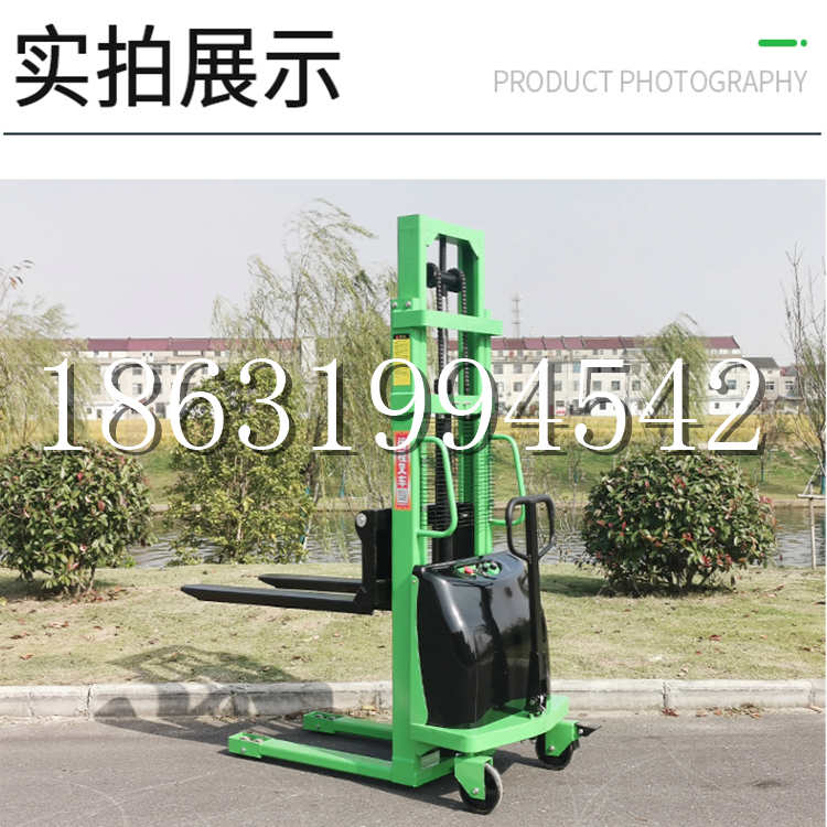 策勒县电动叉车堆高车液压铲车电瓶1吨2吨站驾步行式小型全自动叉车